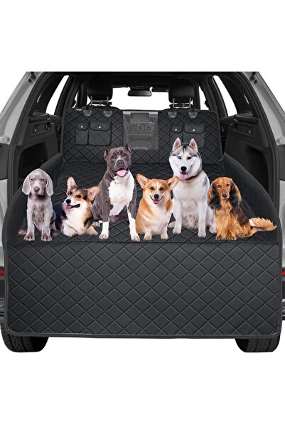 Mardil Car Trunk Protector Mat 2-in-1 Waterproof XL Black, dog travel cargo c...