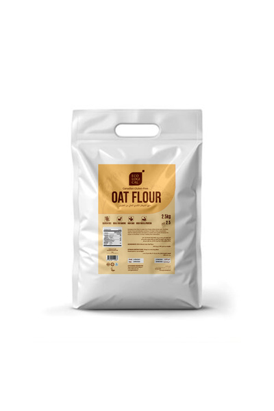Ecological Canadian Gluten Free Oat Flour 2.5kg