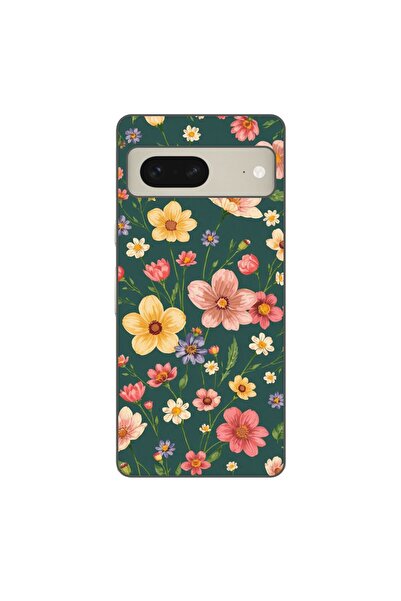 OEM Husa compatibila cu Google Pixel 7 Silicon Gel Tpu Model Vintage Spring F...