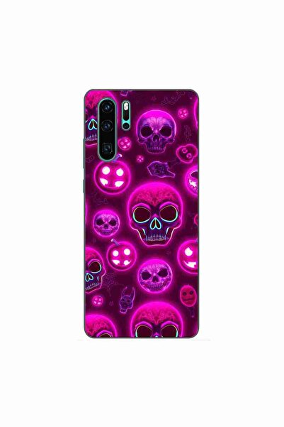 OEM Husa compatibila cu Huawei P30 Pro Silicon Gel Tpu Model Cyberpunk Halloween