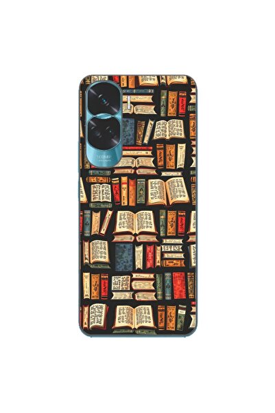 OEM Husa compatibila cu Honor 90 Lite 5G Silicon Gel Tpu Model Books Pattern