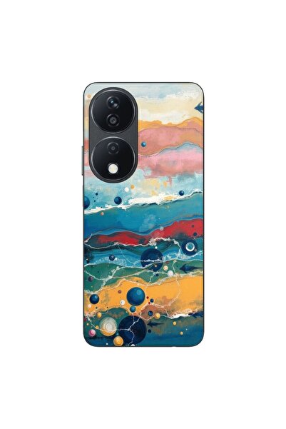 OEM Θήκη συμβατή με Honor X7b από σιλικόνη gel TPU με ζωγραφισμένο σχέδιο υδά...
