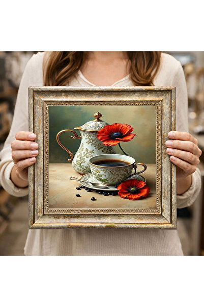 Dekorsiahome Tablou decorativ cu ramă în stil antic DK0168