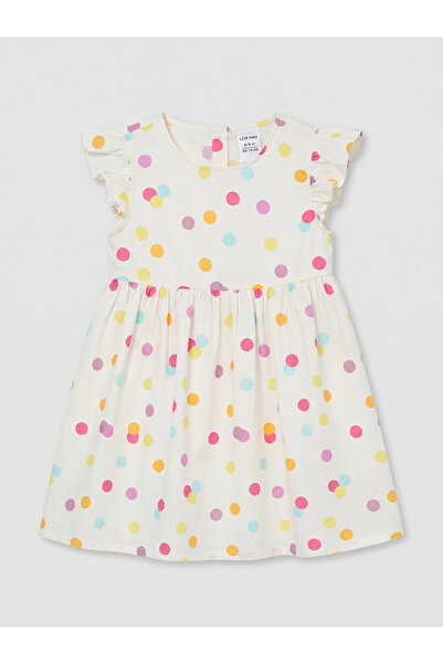 LC Waikiki Rochie de poplin pentru fete cu guler rotund