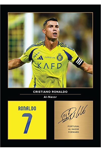 Generic Wall Art Cristiano Ronaldo Al Nassr FC Signed A4 Printed Photo Pictur...