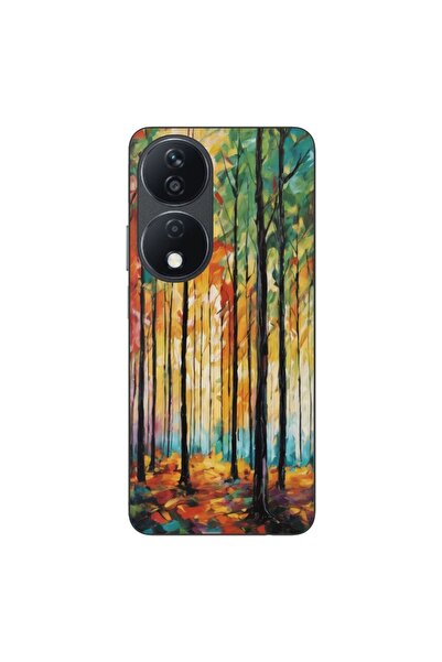 OEM Husa compatibila cu Honor X7b Silicon Gel Tpu Model Colored Forest Art