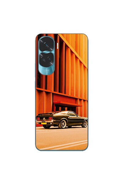 OEM Husa compatibila cu Honor 90 Lite 5G Silicon Gel Tpu Model Mustang Sunset