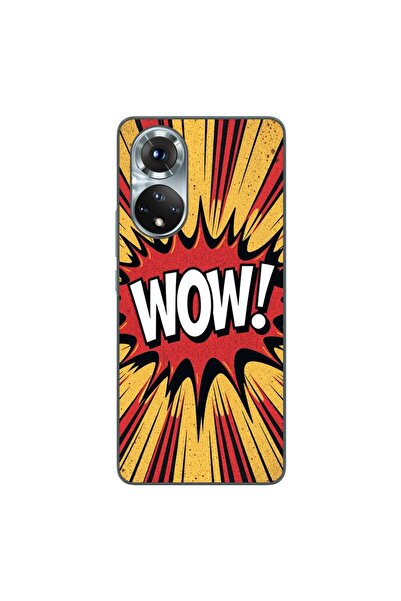 OEM Husa compatibila cu Honor 50 Silicon Gel Tpu Model Comic Book WOW Text