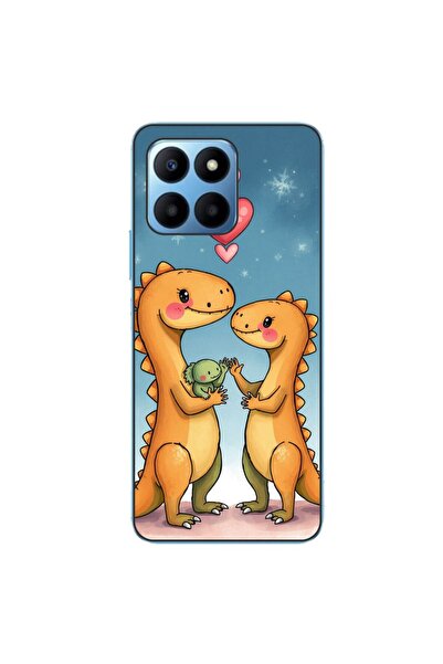 OEM Θήκη συμβατή με Honor X8 5G Σιλικόνης Gel TPU με σχέδιο Χαριτωμένη Οικογέ...