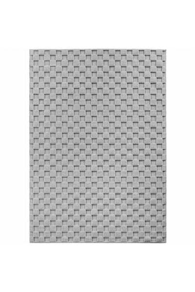 AYYILDIZ Covor modern, 3D Helix, 80 x 250 cm, Argintiu, Poliester, Oeko Tex S...