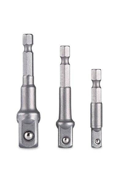 SGS Socket Adapter Set of 3 1/2-1/4-3/8 (Hex Plus)
