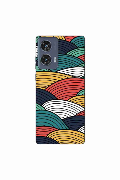 OEM Husa compatibila cu Motorola Edge 50 Fusion Silicon Gel Tpu Model Abstrac...