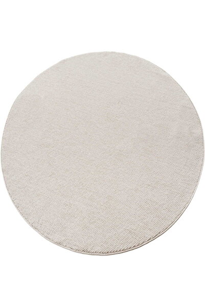 AYYILDIZ Covor modern, Helix De culoare deschisă Rotund, 120 x 120 cm, Crem, ...