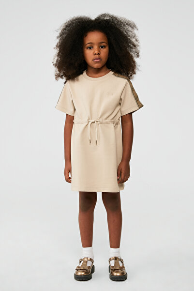 Tyess Girl Beige Dress