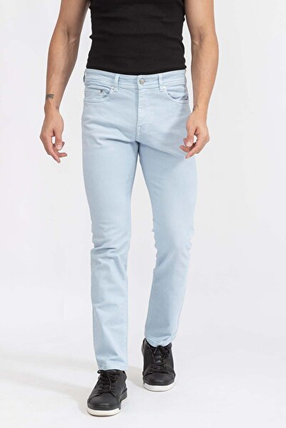 Karl Lagerfeld Erkek Jean Pantolon Açık Mavi