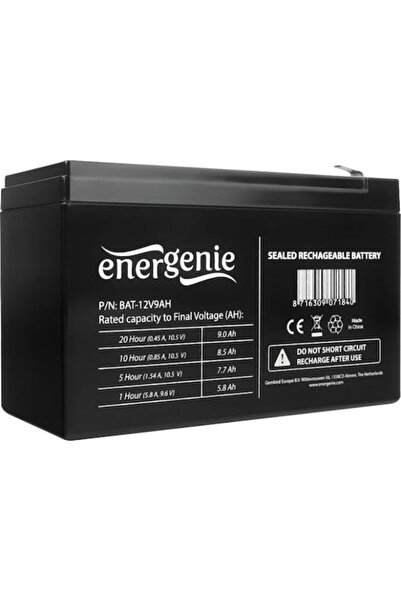 Energenie Μπαταρία UPS με χωρητικότητα 9Ah και τάση 12V BAT-12V9AH 1 τεμάχιο