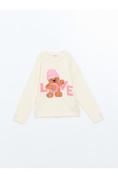 LC Waikiki Crew Neck Girls' Knitwear Sweater