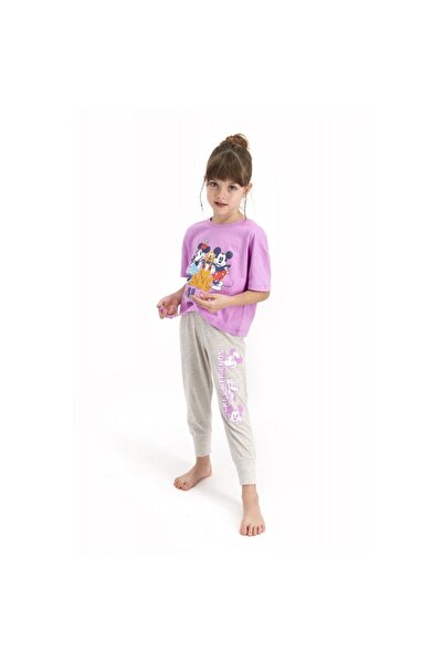 Serena Pijama pentru fetițe Disney, bluza cu maneca scurtă și pantaloni lungi...
