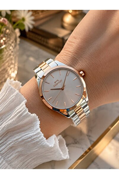Slazenger Steel Cord 2 Year Warranty 5 Atm Water Resistant Women Wristwatch S...