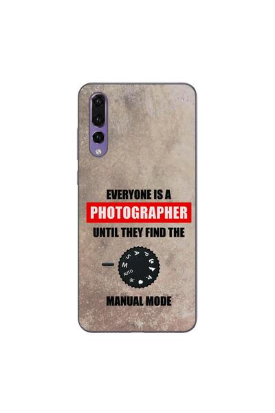 OEM Husa compatibila cu Huawei P20 Pro Silicon Gel Tpu Model Fotograf