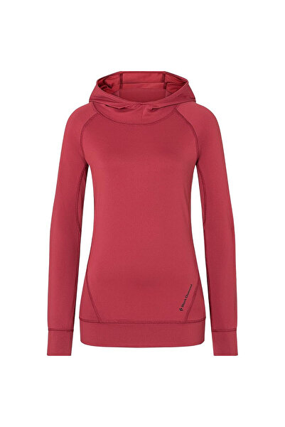 BLACK DİAMOND WOMEN'S LS ALPENGLOW HOODY - أحمر - M