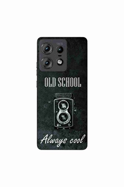 OEM Husa compatibila cu Motorola Edge 50 Pro Silicon Gel Tpu Model Retro Camera