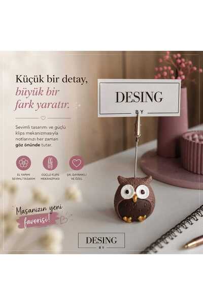 DESING BY Baykuş Not Tutucu