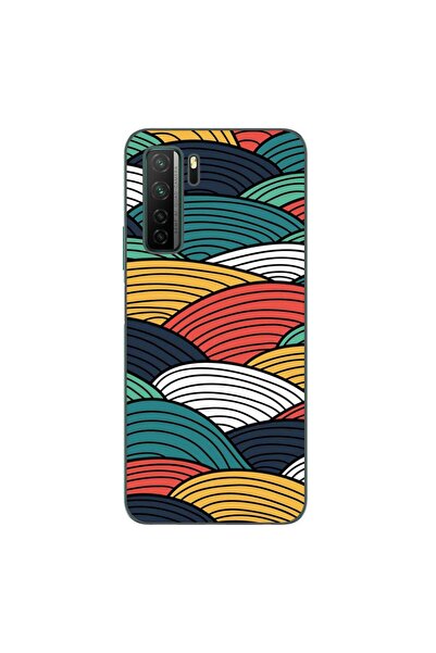 OEM Case compatible with Huawei P40 Lite 5G Silicon Gel Tpu Pattern Abstract ...