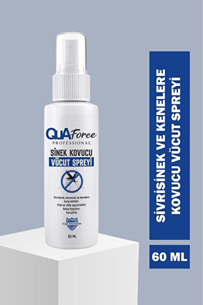 QUAforce QUA Force Doğal Sivrisinek Ve Kene Kovucu Vücut Spreyi 6o ML