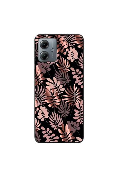 OEM Husa compatibila cu Motorola Moto G14 Silicon Gel Tpu Model Bronze Paradise