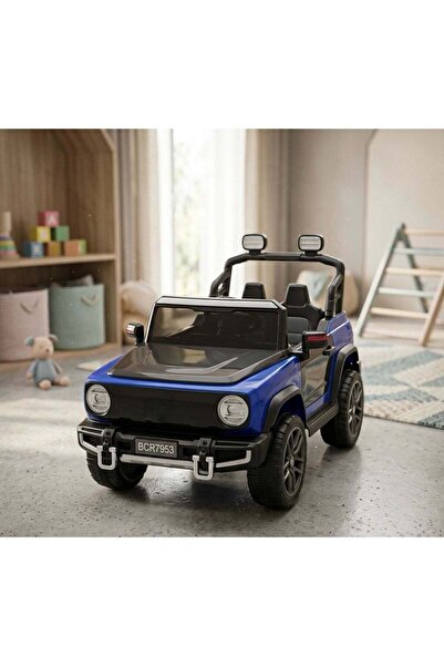 Star Kids سيارة كهربائية للأطفال، صفارة شرطة، بطارية 12 فولت، محرك مزدوج، هزا...