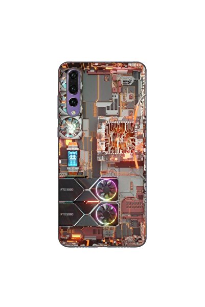 OEM Θήκη συμβατή με Huawei P20 Pro από σιλικόνη gel TPU, μοντέλο Motherboard.