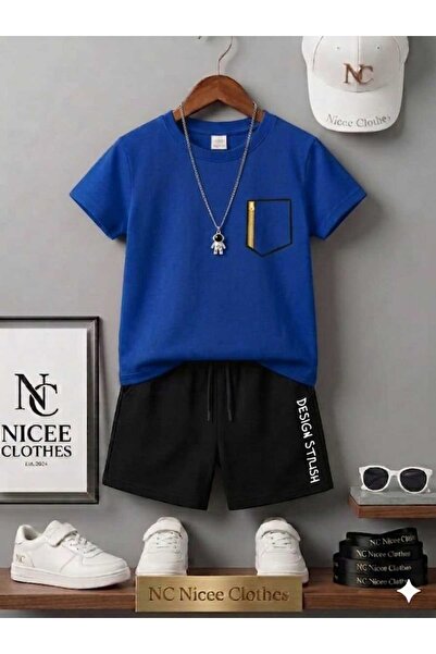 NC Nicee Clothes ΚΑΛΟΚΑΙΡΙΝΟ ΠΑΙΔΙΚΟ ΜΠΛΟΥΖΑΚΙ ΚΑΙ ΣΟΡΤΣ UNISEX (ΜΕ ΣΤΑΜΠΑ ΤΣ...