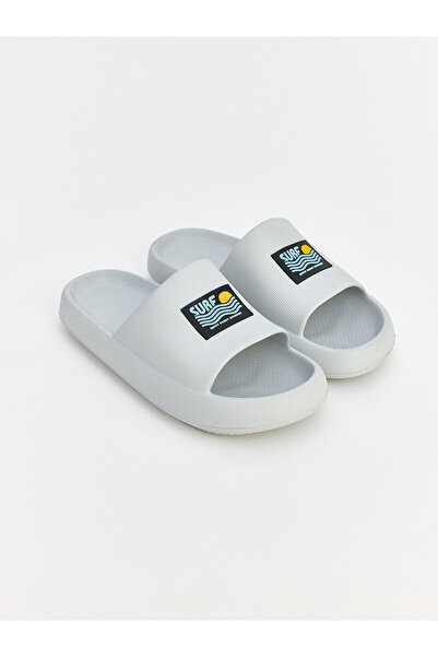 LC Waikiki Nevavm Printed Unisex Slippers with Difference Design