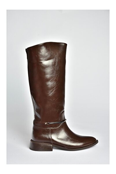 LC Waikiki Nevavm Brown Women's Boots with Difference V312361060