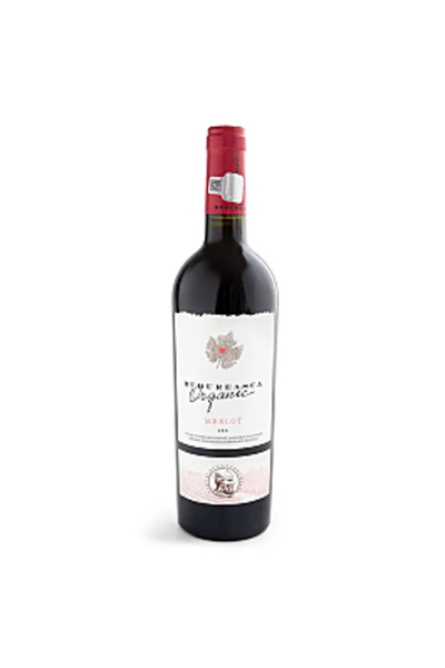 Budureasca Vin roșu uscat, Bio Merlot, alcool 13.5%, 0.75L