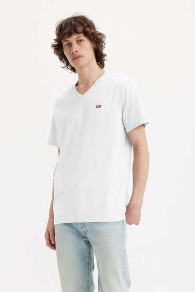 Levis Λευκό Ανδρικό LSE_ORIG HM VNECK WHITE Κωδικός Μοντέλου: A208400000Λευκό