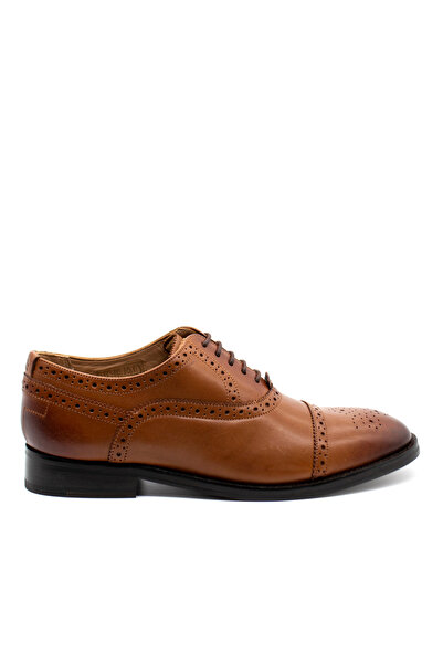 Ted Baker Ανδρικά Δερμάτινα Παπούτσια Arnie Core Ταμπά 260147-TAN