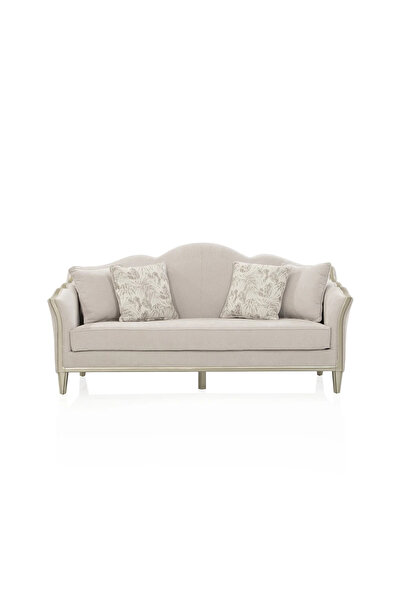 Midas Furniture LINEN SOFA 3 SEATER 217X96X107 CM GREY