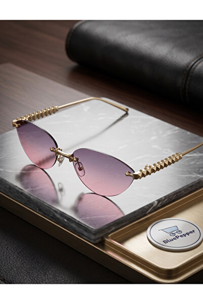 BluePepper Carter Cat Eye Slim Model Sunglasses New Season Glasses with Color...