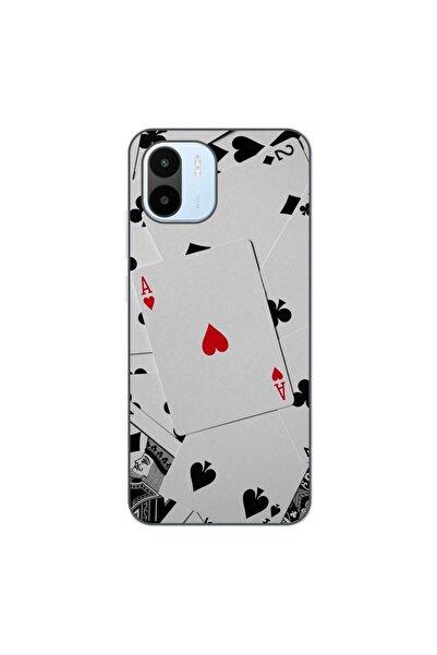 OEM Husa compatibila cu Xiaomi Redmi A1 Silicon Gel Tpu Model Carti Poker