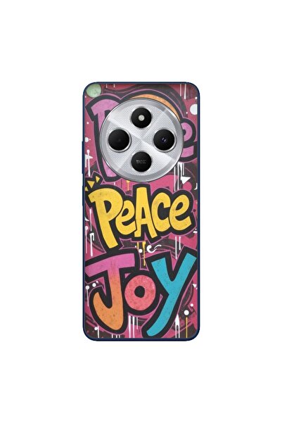 OEM Husa compatibila cu Xiaomi Redmi 14C Silicon Gel Tpu Model Peace and Joy ...