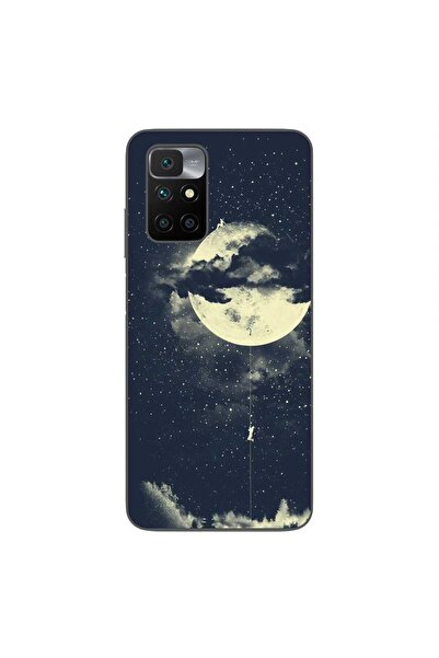 OEM Case compatible with Xiaomi Redmi 10 Silicone Gel Tpu Model Moon Climbing