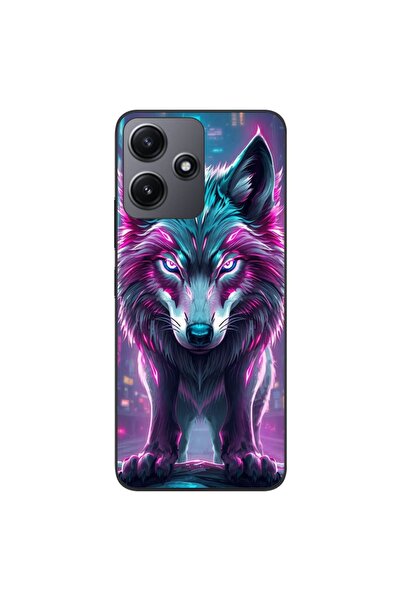 OEM Husa compatibila cu Xiaomi Redmi 12 5G Silicon Gel Tpu Model Cyberpunk Wolf