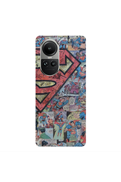 Other Oppo Reno10 5G Superman galaxy Transparent Silicone TPU Θήκη