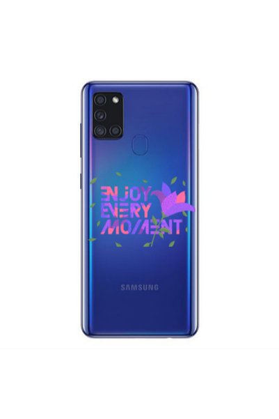 Other Samsung A21S Enjoy Every Moment Transparent Silicone TPU Θήκη