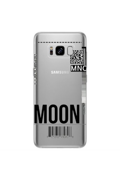 Other Samsung S8 A ticket to the moon Transparent Silicone TPU Θήκη