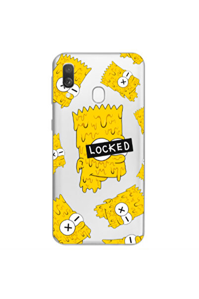 Other Samsung A40 Bart Simpson Transparent Silicone TPU Θήκη