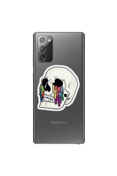 Other Samsung Note 20 Skull Transparent Silicone TPU Θήκη