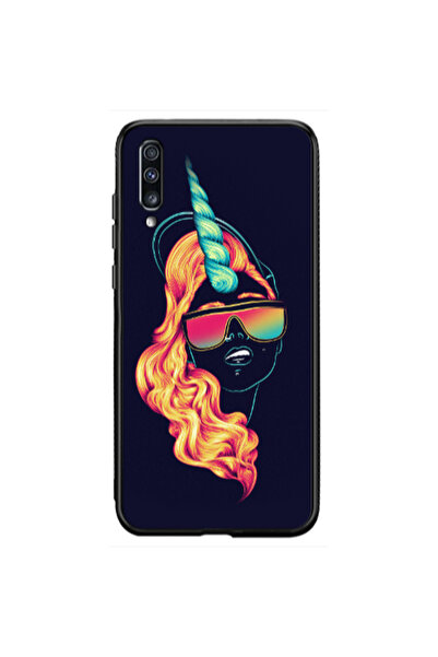 Other Samsung A50 Horn style Black Glossy Θήκη